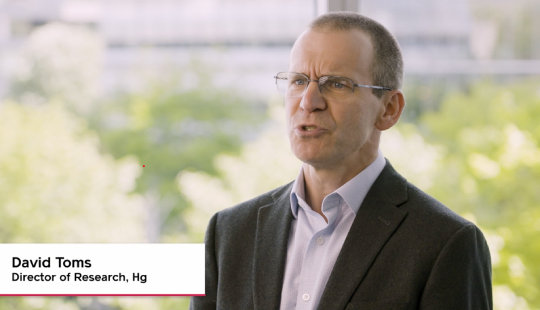 David Toms talk about the acceleration to cloud software