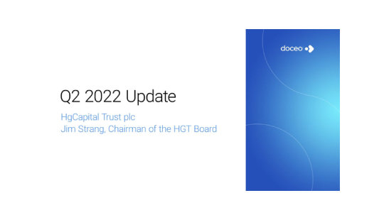 The Private Equity model and the route to sustainable value creation – a discussion with Dr Jim Strang, Chairman HgCapital Trust.